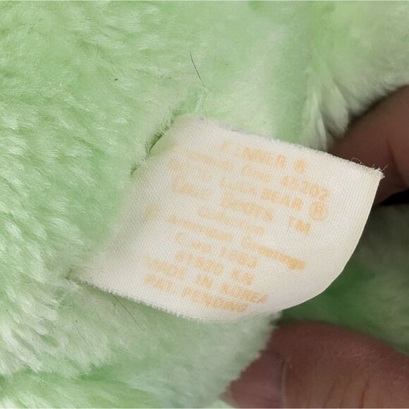 Vintage Care Bears Good Luck Bear Plush 14" Green Shamrock by Kenner TCFC - Picture 5 of 6